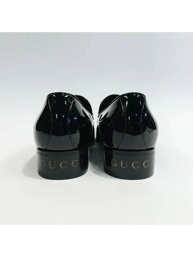 Tassel Leather Loafers Black - GUCCI - BALAAN 5