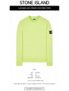 Wappen Patch Crew Neck Sweatshirt Neon Yellow - STONE ISLAND - BALAAN 3