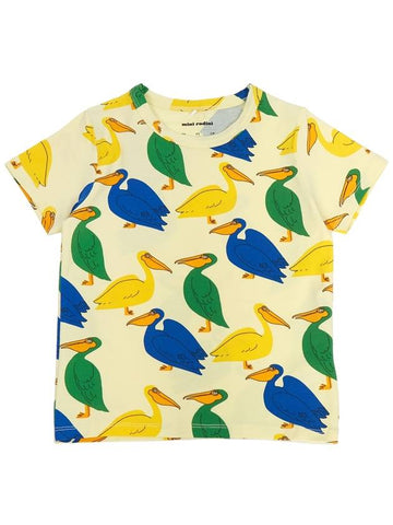 Kids short sleeve t shirt 2362010223 YELLOW - MINI RODINI - BALAAN 1