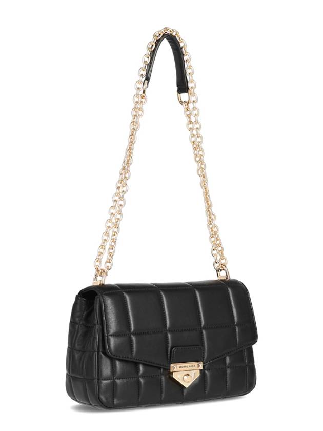 Soho Quilted Large Shoulder Bag Black - MICHAEL KORS - BALAAN.