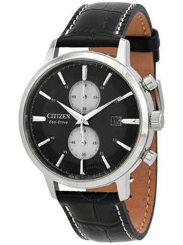 Citizen Eco-Drive Chronograph Black Dial Men's Watch CA7061-18E - CITIZEN - BALAAN 1