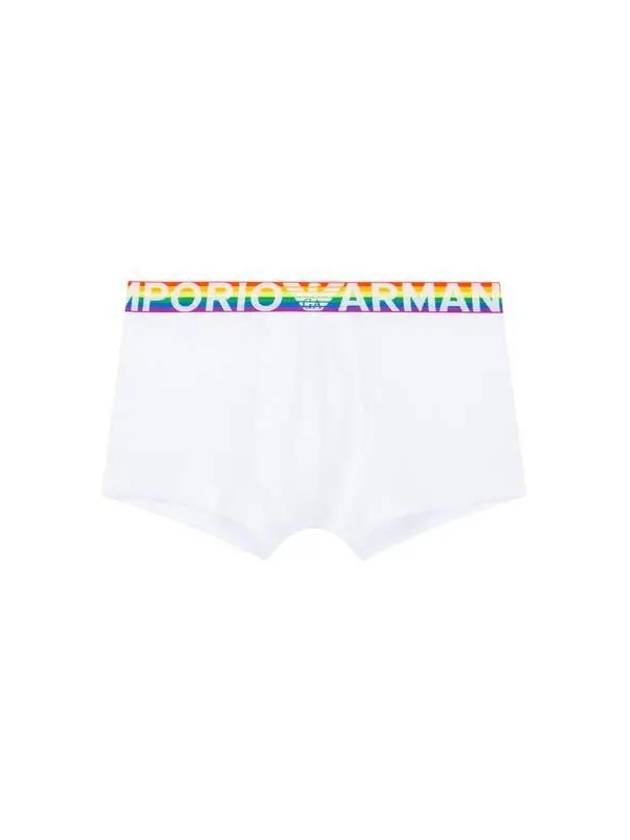 UNDERWEAR Men s Rainbow Logo Cotton Drawn White 271384 - EMPORIO ARMANI - BALAAN 1