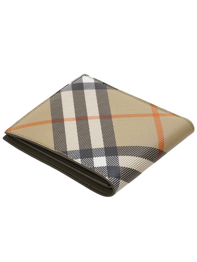 Check Half Wallet Beige - BURBERRY - BALAAN 5