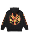 Flamed Hoodie Black - PALACE - BALAAN 2