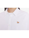 Baby Fox Regular Fit Shirt Southern White Women s - MAISON KITSUNE - BALAAN 4