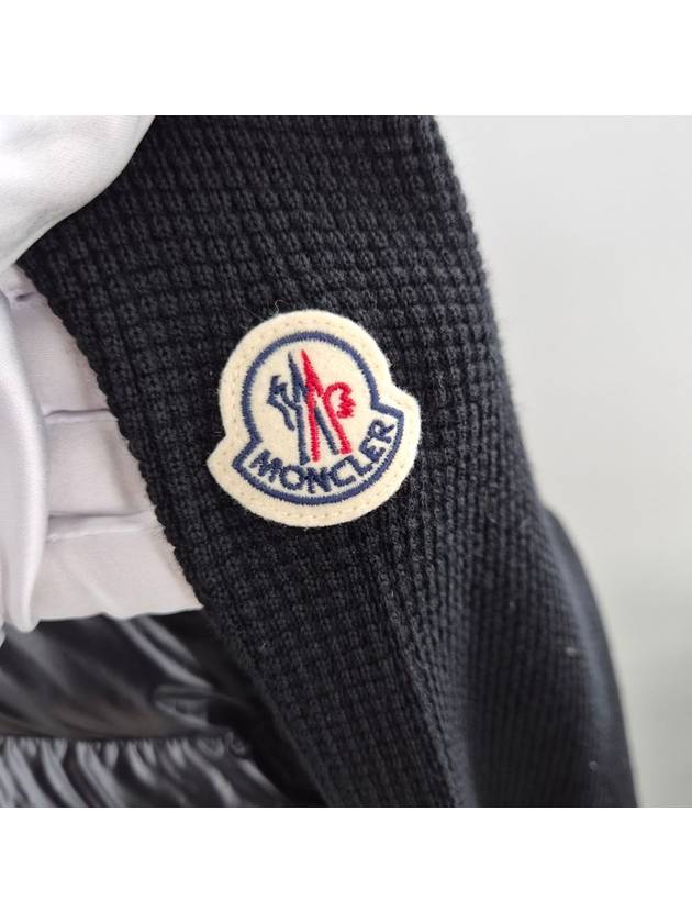 knit padded cardigan black XL size - MONCLER - BALAAN 6