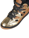 Interlocking G Basket High Top Sneaker Tan Gold - GUCCI - BALAAN 8