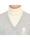 Men's Cedecim Cashmere Layered Neck Sweater Heather Gray - MARK & LONA - BALAAN 7