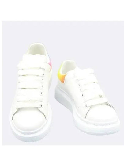 Unused 708070 White Color Rainbow Tab Oversole Women s Sneakers 35 225MM - ALEXANDER MCQUEEN - BALAAN 2