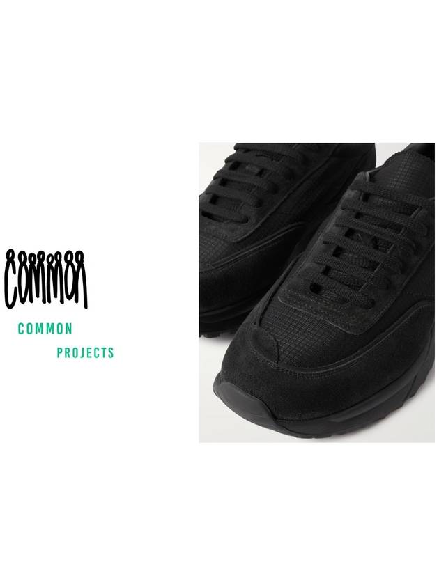 Track 80 Black Tab Low Top Sneakers Black - COMMON PROJECTS - BALAAN 6