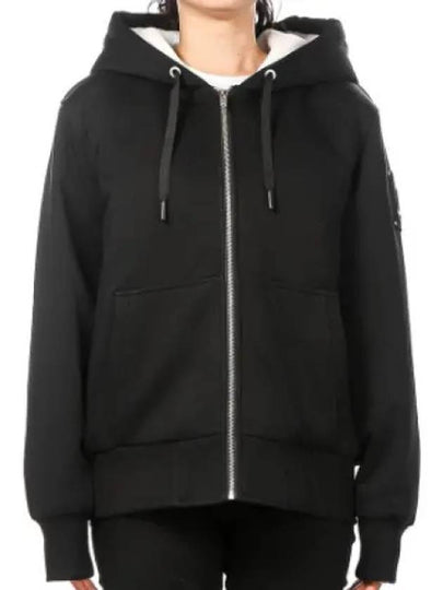 Classic Bunny 2 Zip Up Hoodie White Lining Black - MOOSE KNUCKLES - BALAAN 2