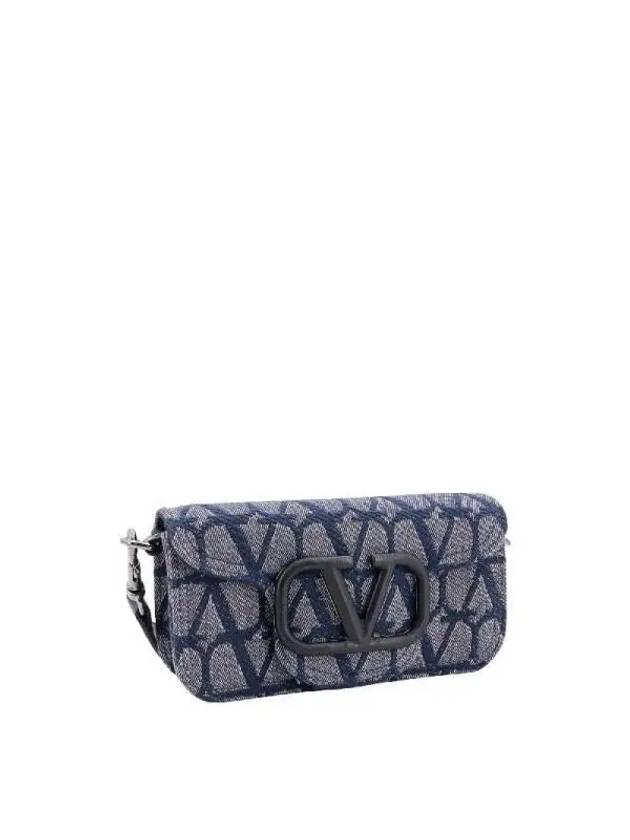 Toile Iconographe Shoulder Bag Navy - VALENTINO - BALAAN 4