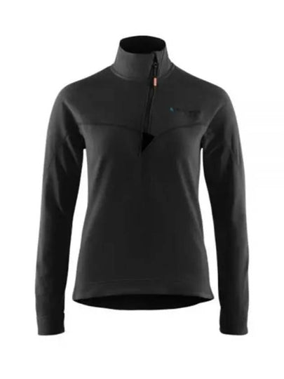 Women's Sigyn Half Zip Sweatshirt Raven - KLATTERMUSEN - BALAAN 2