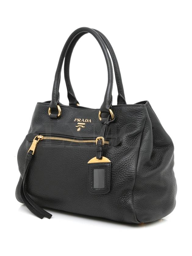 Vitello Phoenix Tote Dino Boston Black Cross Bag 1BG044 - PRADA - BALAAN 2