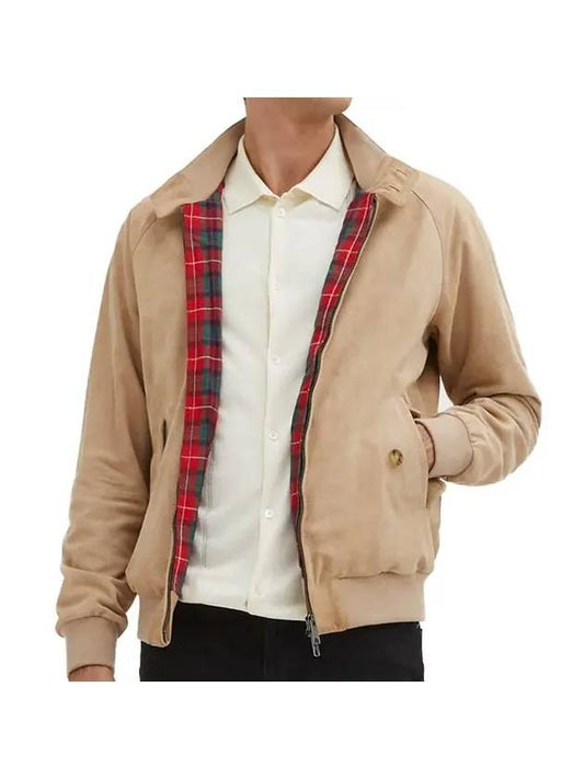 Men's G9 Suede Herrington Jacket - BARACUTA - BALAAN 2