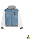 Teddy Loose Bomber Jacket Blue - CELINE - BALAAN 2