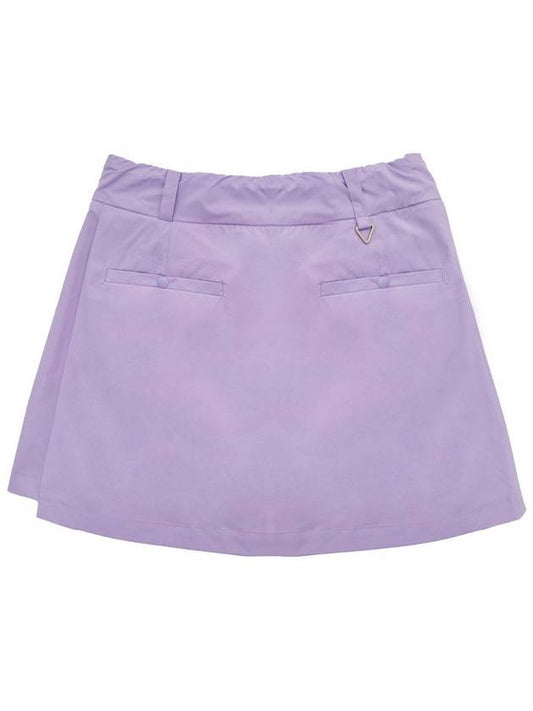 Pocket pleated skirt culotte pantspurple - BUTTONPLAY - BALAAN 2