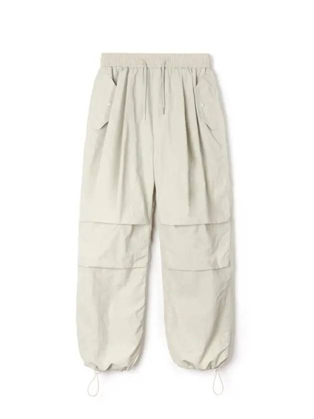 Tasran two-tuck pocket parachute pants_beige - INDUST - BALAAN 1
