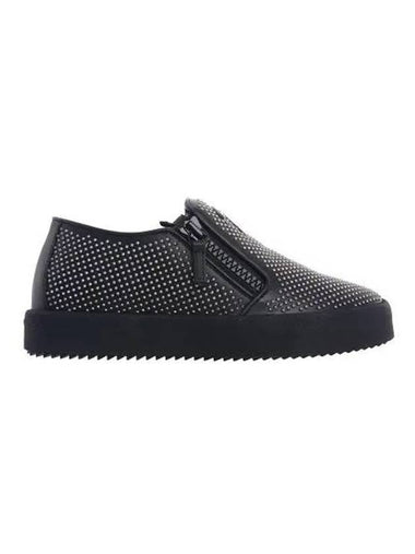 Studded Slip-Ons Black - GIUSEPPE ZANOTTI - BALAAN 1