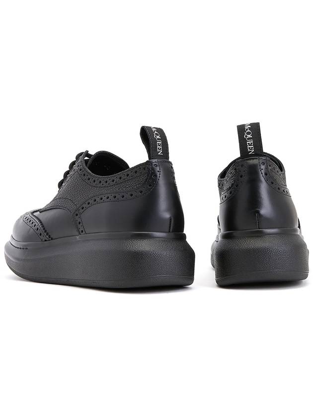 Men's Hybrid Lace-Up Derby Shoes Black - ALEXANDER MCQUEEN - BALAAN.