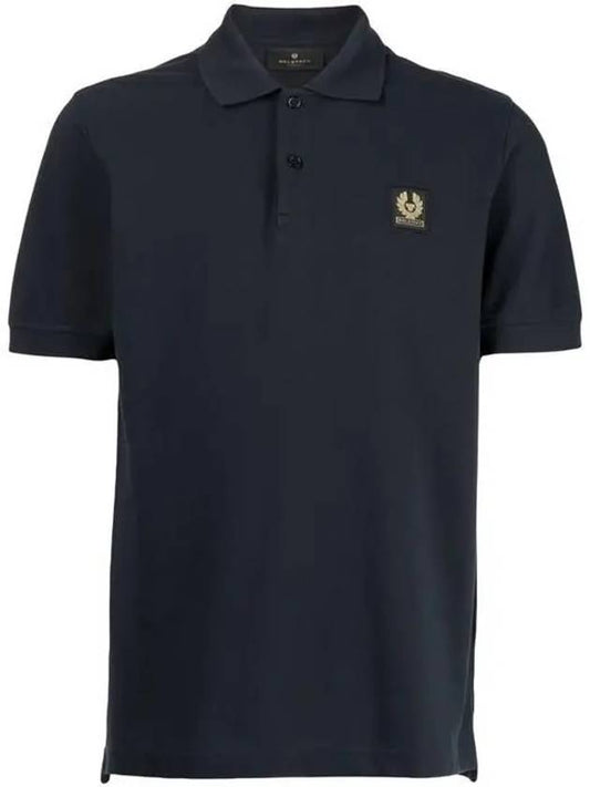 collar short sleeve tshirt navy - BELSTAFF - BALAAN 2