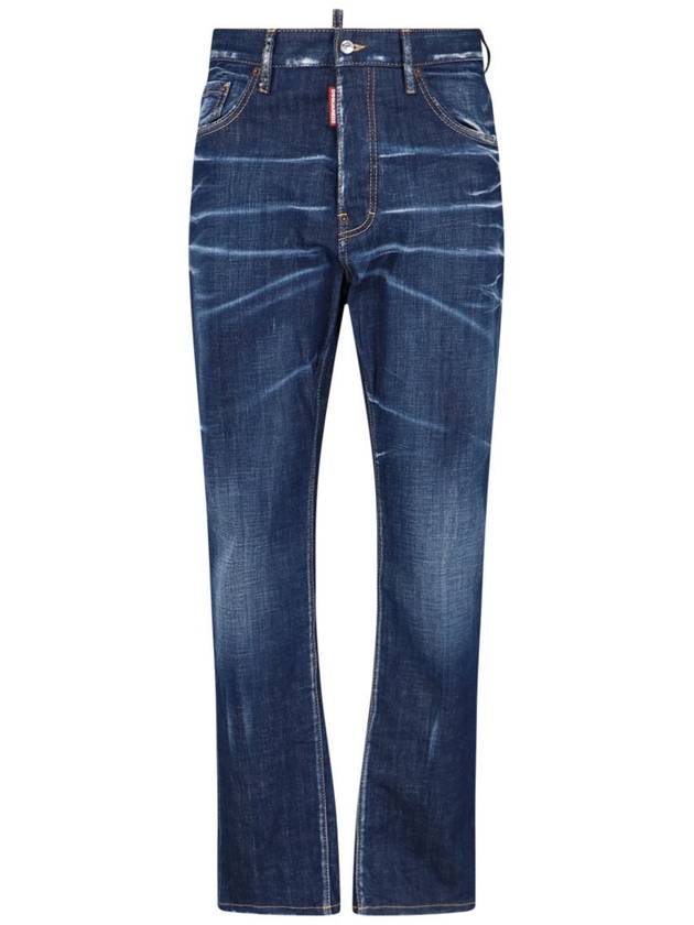 642 Mid-Rise Skinny Jeans Dark Blue - DSQUARED2 - BALAAN 2