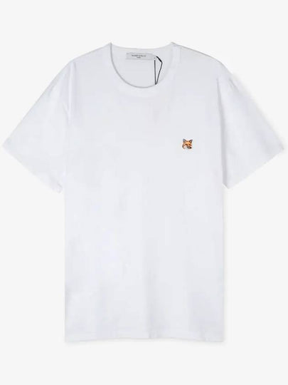 Men s Foxhead White Short Sleeve T Shirt AM00103KJ0008 WH - MAISON KITSUNE - BALAAN 2