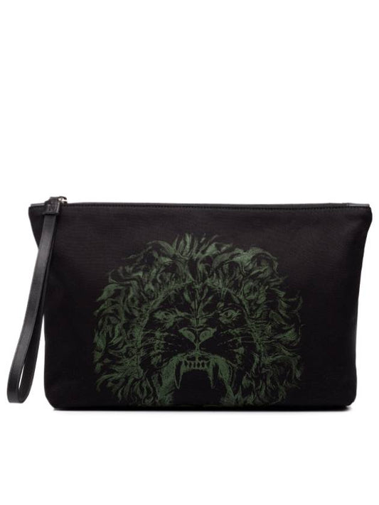 Lion Clutch 343834 486430 Black - ALEXANDER MCQUEEN - BALAAN 1