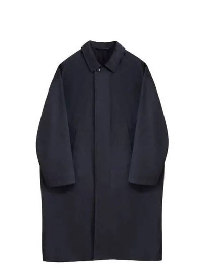 WR Cotton Twill Oversized Coat Jet Black - LEMAIRE - BALAAN 2