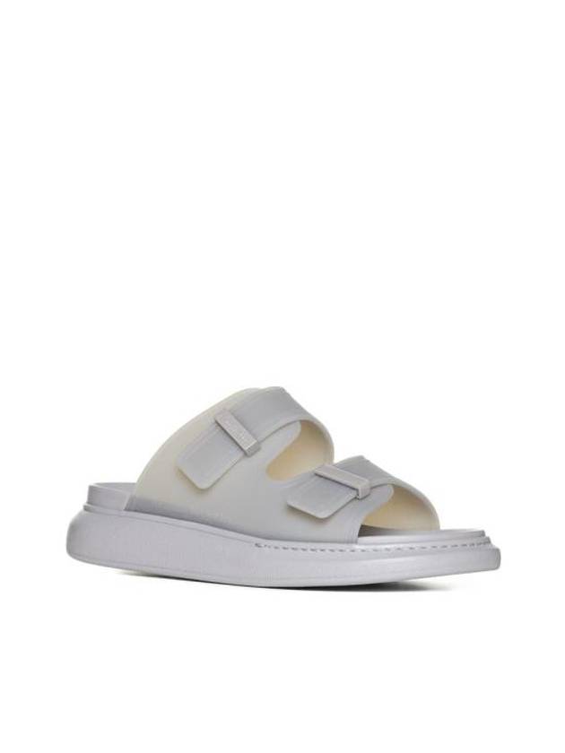 Hybrid Rubber Slippers Grey - ALEXANDER MCQUEEN - BALAAN 3