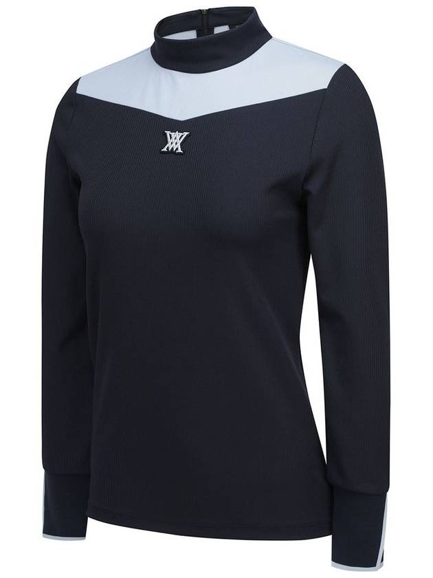 WOMEN SHOULDER BLOCK LONG T SHIRTNA - ANEWGOLF - BALAAN 3