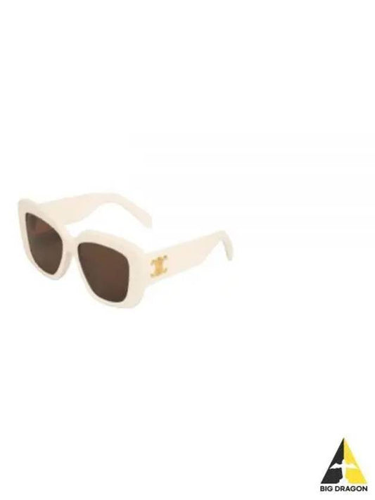 Eyewear Triomphe 04 Rectangle Sunglasses Ivory - CELINE - BALAAN 2