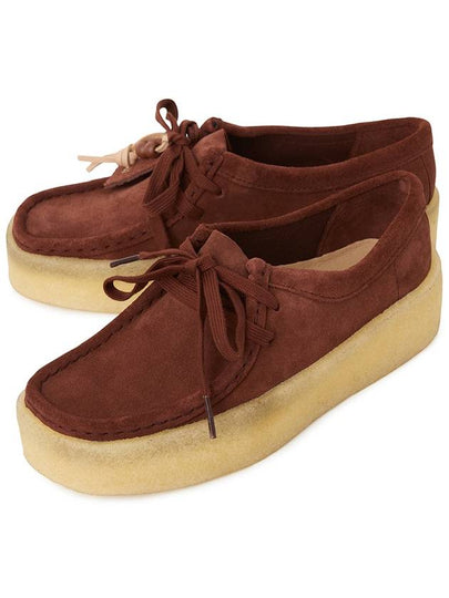 Wallabee Cup Suede Loafers Red - CLARKS - BALAAN 2