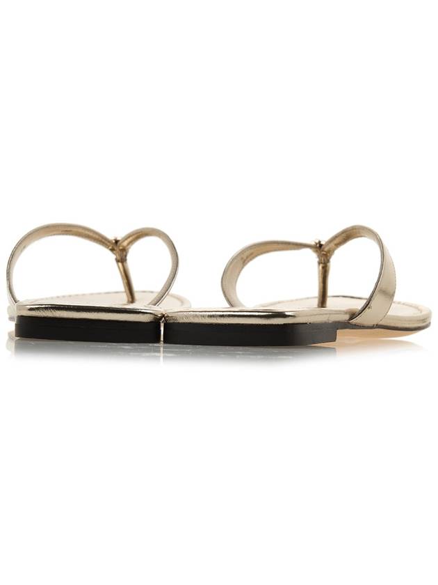 flat leather flip flops - TORY BURCH - BALAAN 5