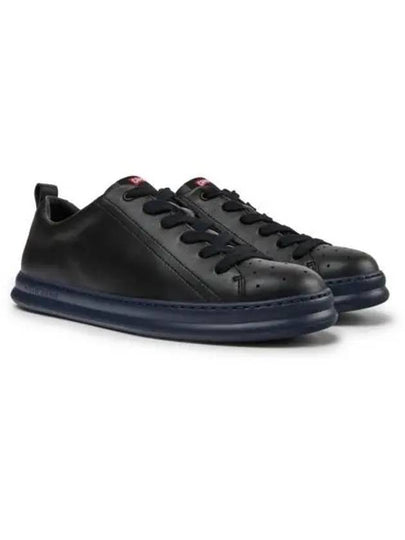 Runner Leather Low Top Sneakers Black - CAMPER - BALAAN 2