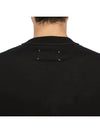 Back Stitch Crew Neck Wool Knit Top Black - MAISON MARGIELA - BALAAN 8