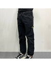 Econyl Regenerated Nylon Baggy Pants Black - STONE ISLAND - BALAAN 4