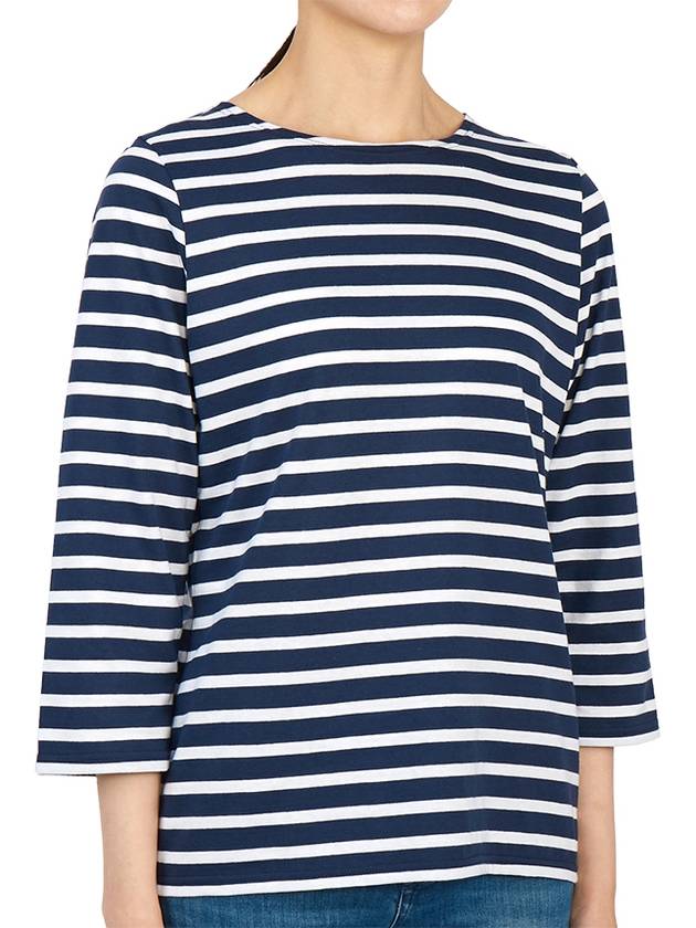 Galathee Striped Sailor Long Sleeve T-Shirt Marine Neju - SAINT JAMES - BALAAN 4