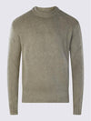 Texture Crew Neck Knit Top Taupe - AMI - BALAAN 3