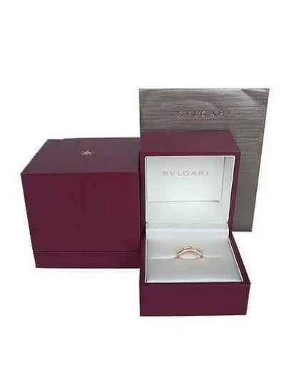 341819 1 point diamond 18K rose gold B Zero1 Essential Women s Ring No 8 - BVLGARI - BALAAN 2