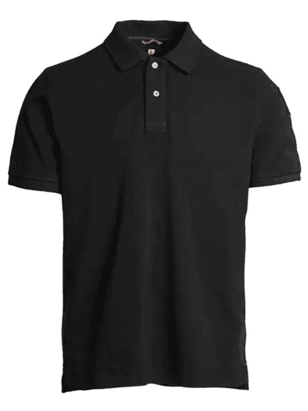 Basic Polo Shirt Black - PARAJUMPERS - BALAAN 1