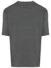 Organic Cotton Short Sleeve T-Shirt Dark Grey - MAISON MARGIELA - BALAAN 2