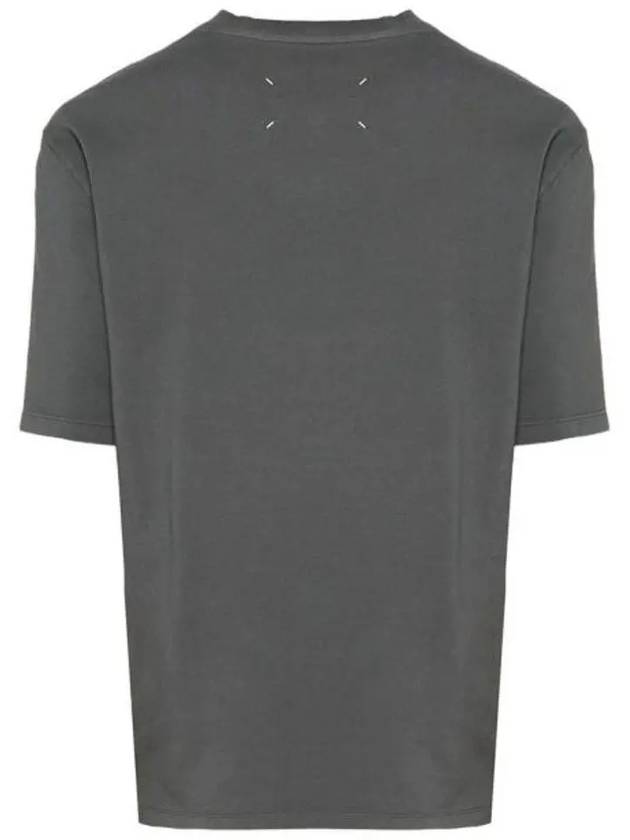 Organic Cotton Short Sleeve T-Shirt Dark Grey - MAISON MARGIELA - BALAAN 2