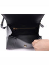 Hourglass Small Tote Bag in Shiny Box Calfskin Black - BALENCIAGA - BALAAN 7