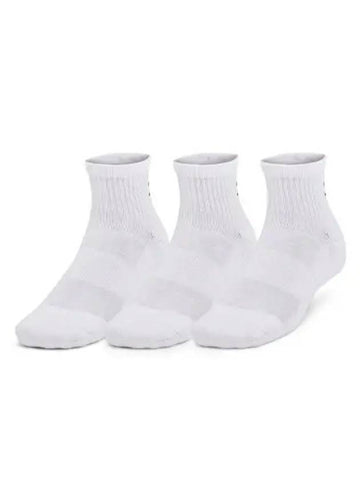 Unisex training cotton quarter socks 3 pairs 1386372 101 - UNDER ARMOUR - BALAAN 1