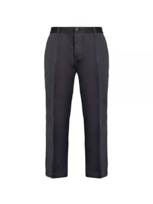 Tailored Straight Pants Black - AMI - BALAAN 2