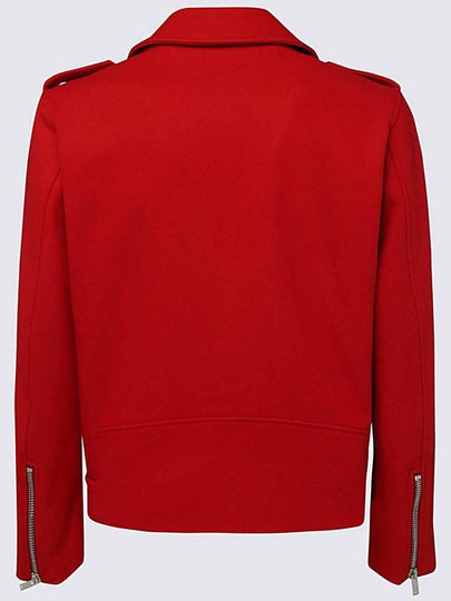 Pt Torino Red Virgin Wool Casual Jacket - PT TORINO - BALAAN 2