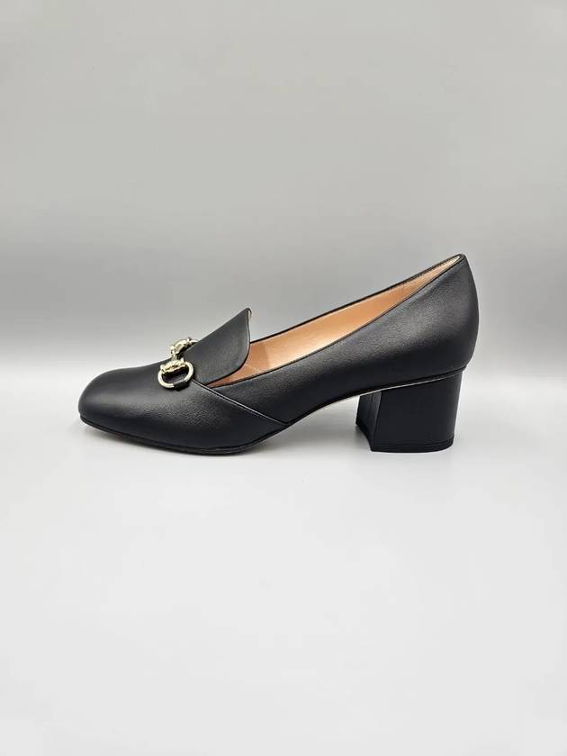 Women Desire Horesebit Middle Pumps Black - GUCCI - BALAAN 5