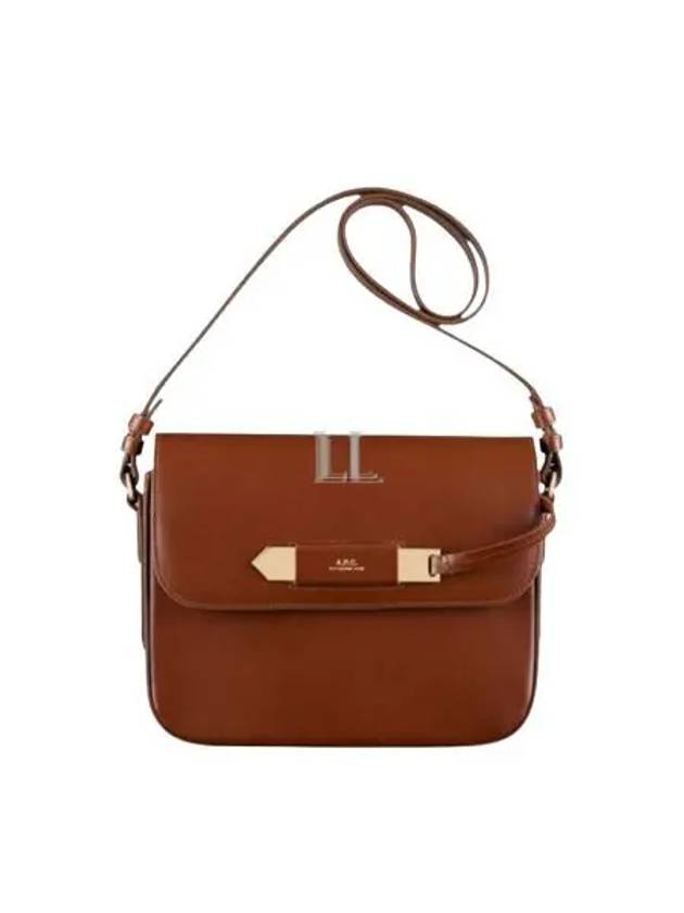 Women's Charlotte Leather Cross Bag Brown - A.P.C. - BALAAN 2