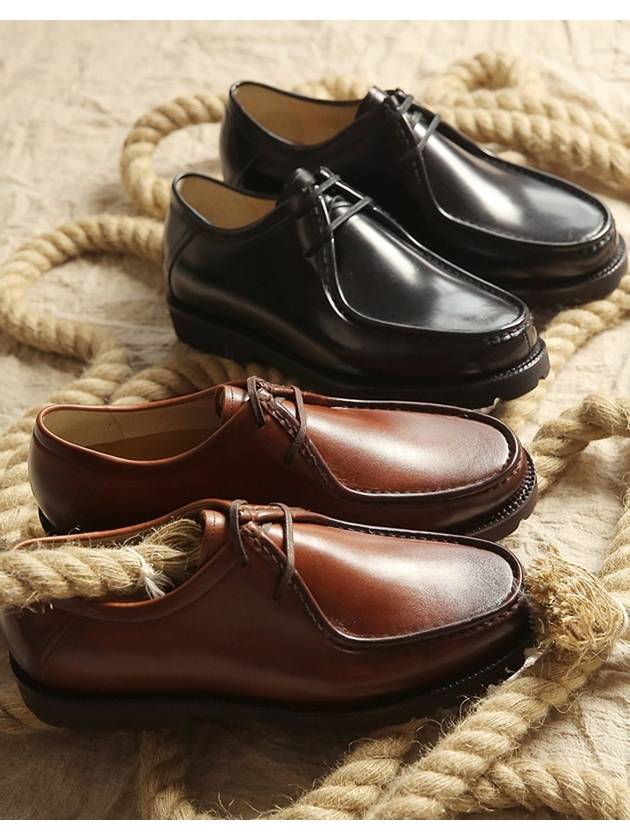 Logan derby men’s handmade shoes - FLAP'F - BALAAN 1